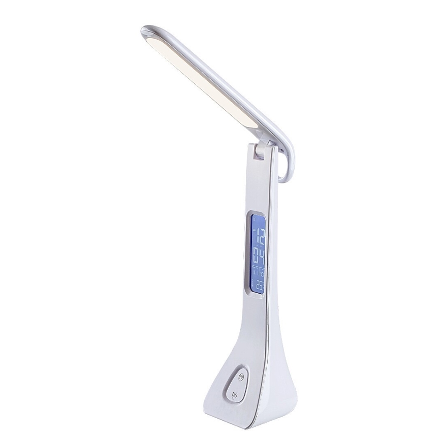 Rabalux - Ρυθμιζόμενο LED επιτραπέζιο φωτιστικό με οθόνη LED/7W/5V 4000K λευκό